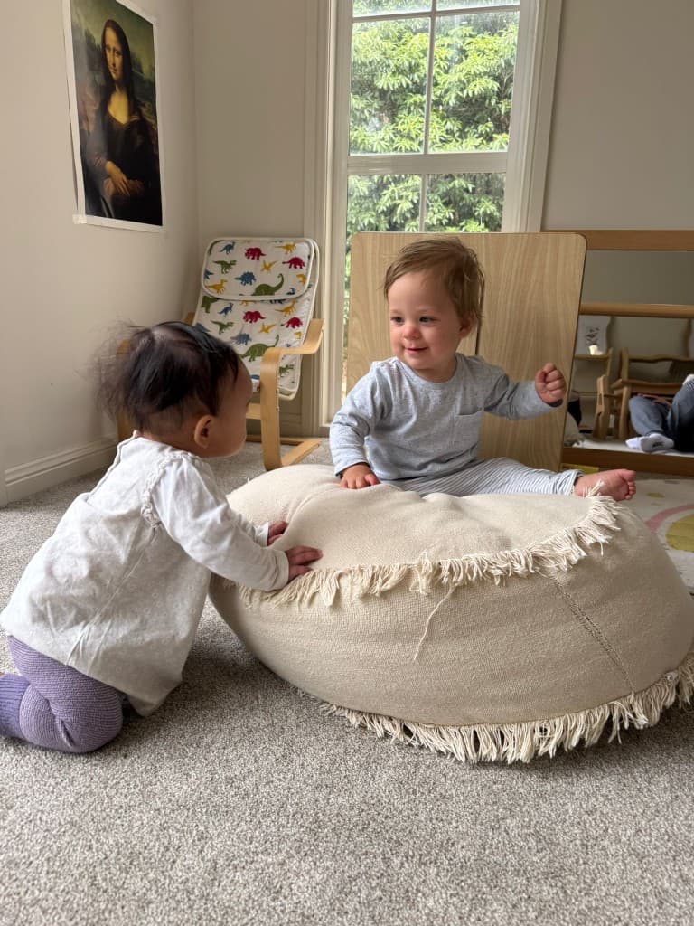 Toddlers socialising together